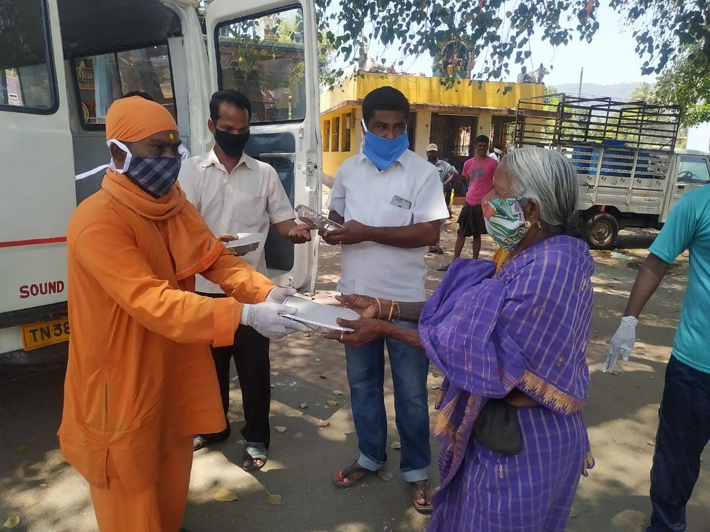 COVID-19 Relief Services by Ramakrishna Mission Vidyalaya, Coimbatore, 2 Apr 2020