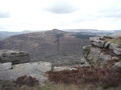 Win Hill and Kinder Scout from Bamford Edge SWC Walk 360 - Hathersage to Bamford (via Bamford and Hordron Edges