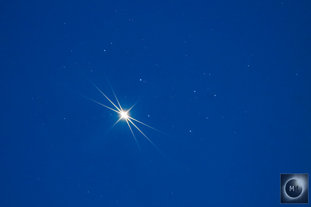 Venus & M45 The Pleiades 20:35 BST 03/04/20