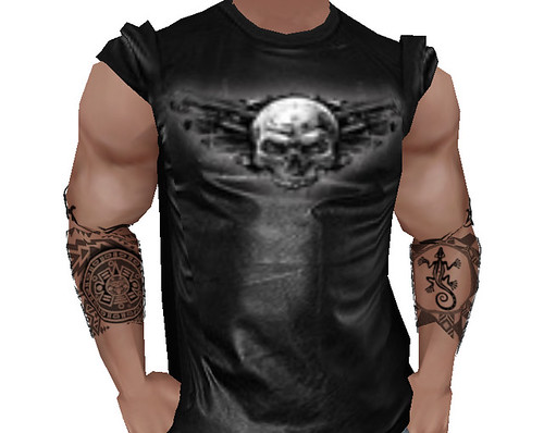 Skull Leather Shirt (M)