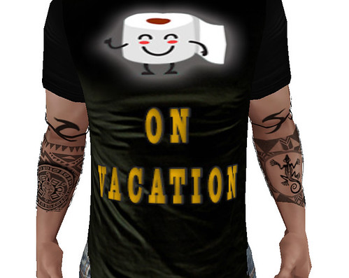 Toilet Paper On Vacation T-Shirt (M)