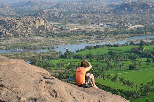 Photogenic Paradise by brantliveson, Capturing ruins across the mighty Tungabhadra River in Hampi, Karnataka, India photographer photogra