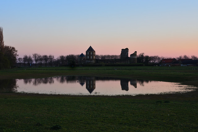 Montfort Castle in the evening (3).
