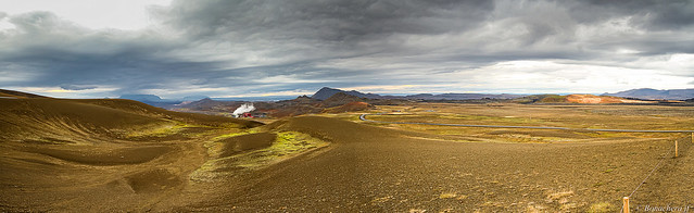 Panorama depuis le cratère Viti