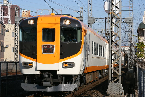 Kintetsu 12410 series(B Renewed) near Takeda.Sta, Kyoto, Kyoto, Japan Jan 2, 2020