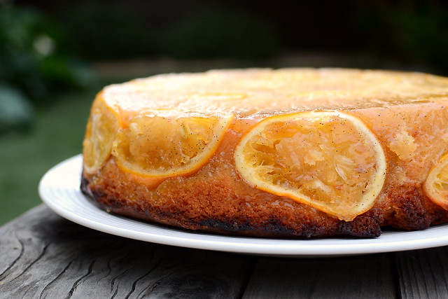 Backyard Citrus Upside Down Cake by Nicole Rucker