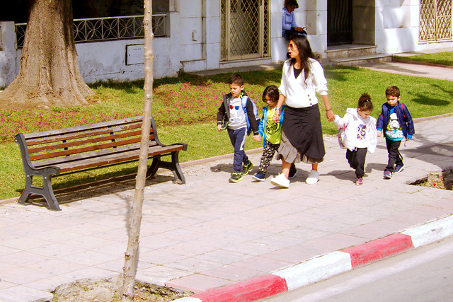 Children on a Walk (Tangier, Morocco)