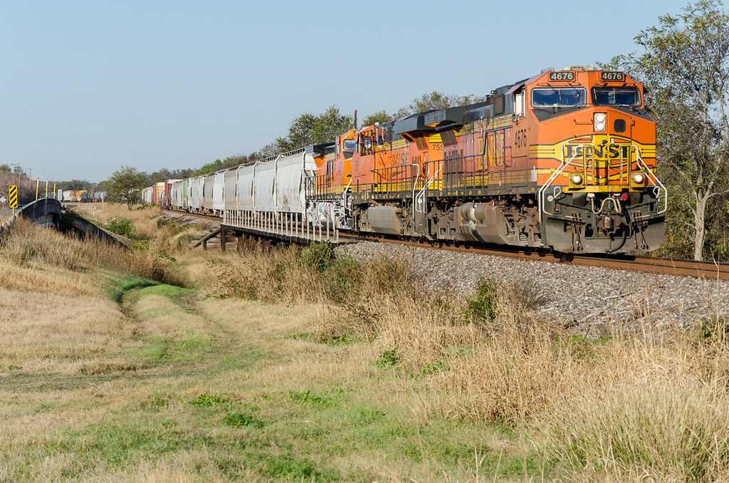 BNSF Trackage Rights Eastbound | Rolling across the Del Rio … | Flickr