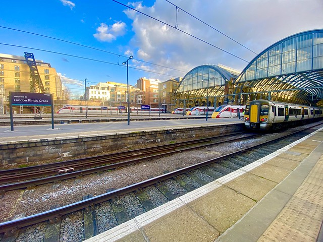 Class 800,s seen here at London Kings Cross on 2nd March 2020