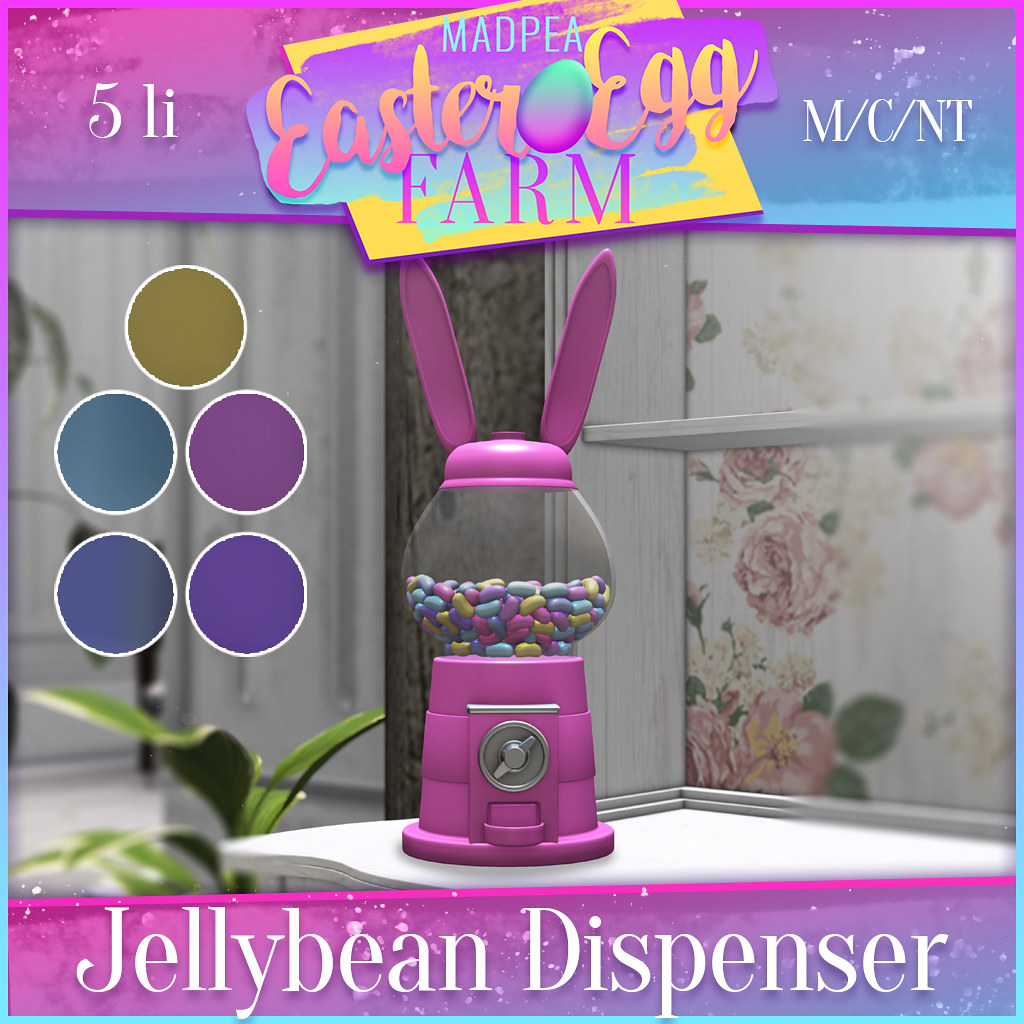 MadPea Easter Egg Farm Premium Prize: MadPea Jellybean Dispenser!