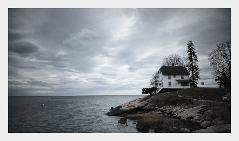 Lone House on the Long Island Sound