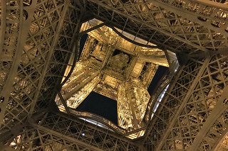Paris - Eiffel Tower night under