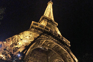 Paris - Eiffel Tower night side