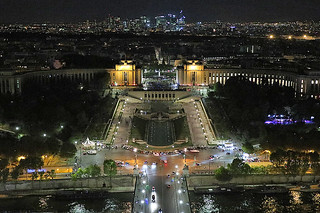 Paris - Eiffel Tower night Trocadero