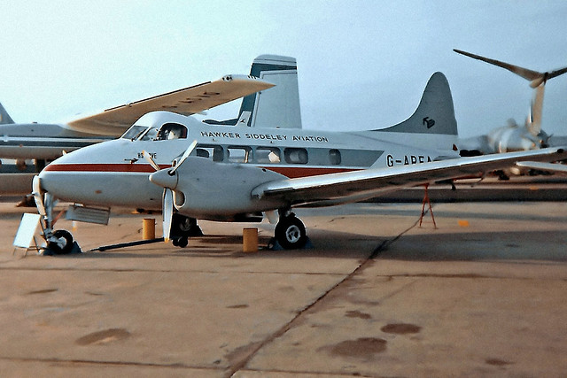 G-AREA   De Havilland DH.104 Dove 8 [04520] (Hawker Siddeley Aviation) Farnborough~G 12/09/1964