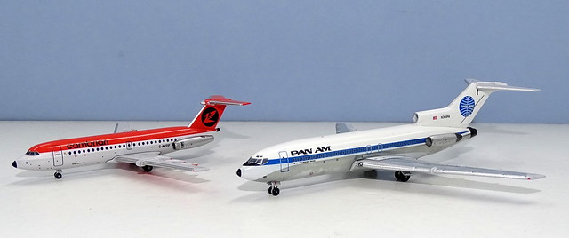 Pan Am Boeing 727-21 vs Cambrian Airways BAC One-Eleven