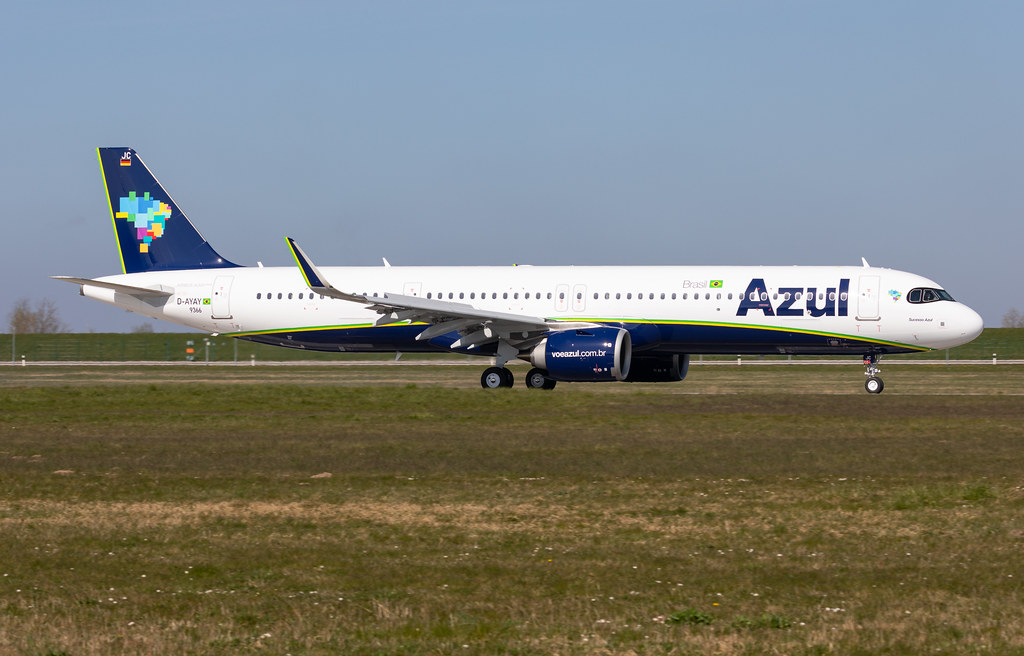 A321-251NX, AZUL Linhas Aereas Brasileiras, D-AYAY, PR-YJC (MSN 9366)