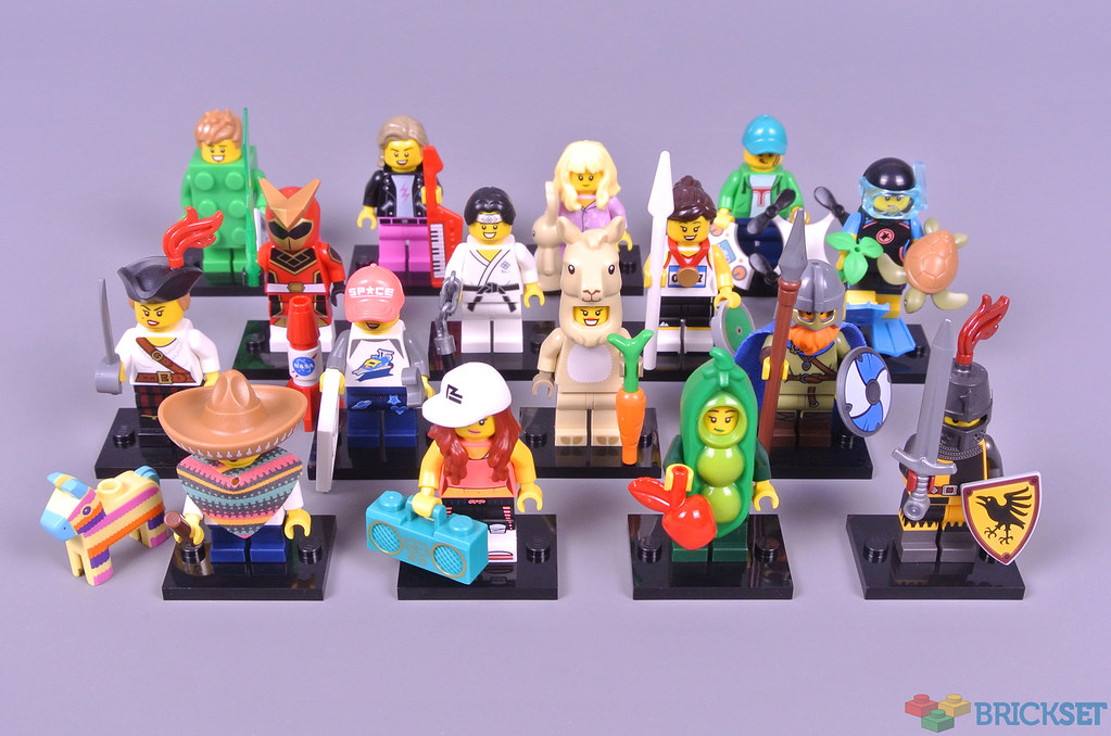 Lego Minifigure series 20 71027 Green Brick Suit Guy 