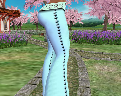 Derivable Blue Pastel Flared Pants RLL (F)