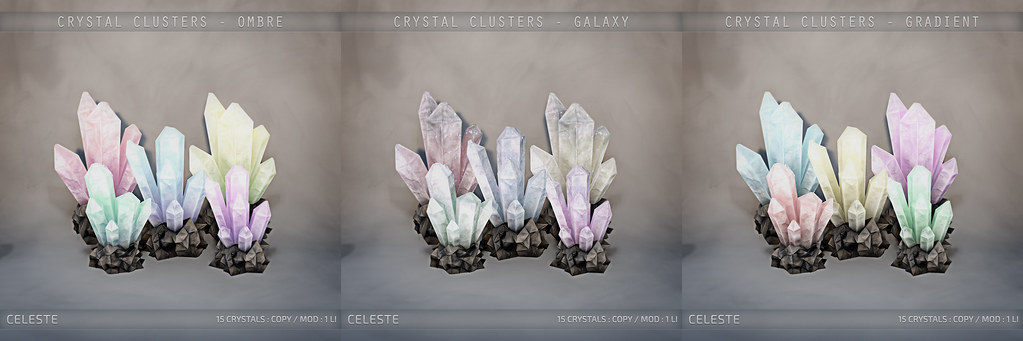 CELESTE – Crystal Clusters