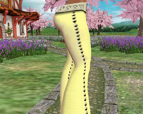 Derivable Yellow Pastel Flared Pants RLL (F)