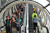 Paris - Pompidou escalator