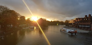 Sunset on the Thames River