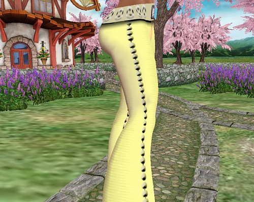 Derivable Yellow Pastel Flared Pants RL (F)