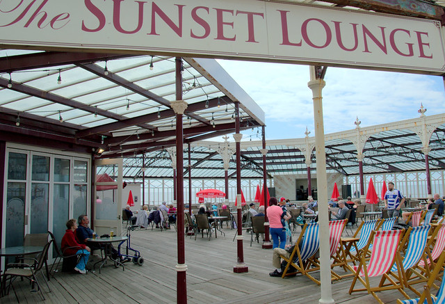 Sunset Lounge on a Blackpool Pier