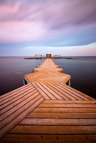 Isolated by jorgemaktub, Larga exposición en el embarcadero del mar menor al atardecer. longexposure largaexposicion largaexp
