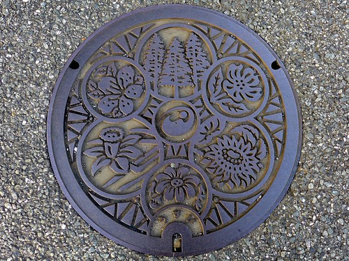 Nishitokyo Tokyo, manhole cover （東京都西東京市のマンホール）