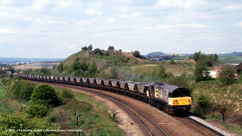 britishrail coalsector class58 58032 diesel freight halllanejunction staveley derbyshire train railway locomotive railroad