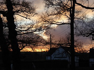 Kedleston: sunset