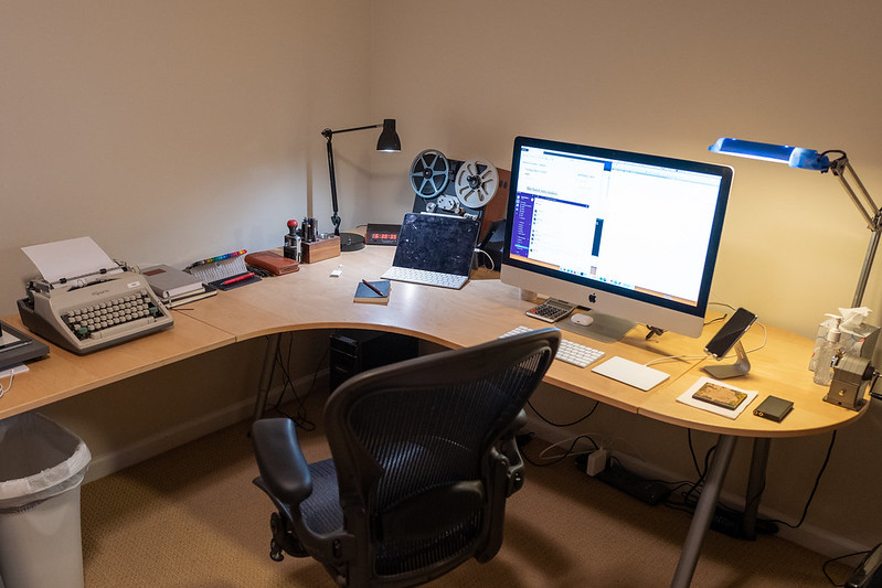 Basement office, phase II...my desk