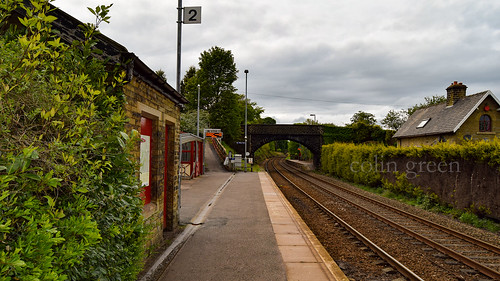2 Denby Dale & Cumberworth Railway Station Photo Shepley & Shelley Line. 