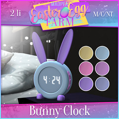 MadPea Easter Egg Farm Prize: Bunny Clock!