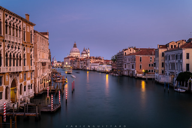 Canal Grande and Santa Maria Della Salute, Ponte dell'Accademia, Venice, Italy