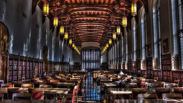 The Peggy V. Helmerich Great Reading Room at The University of Oklahoma