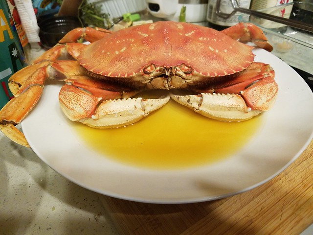 Dinner - Dungeness crab