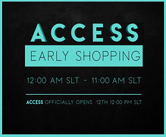 ACCESS Early Shopping  is now!