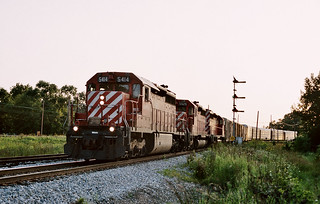 CP 5414 east in Porter, Indiana on August 30, 1992.