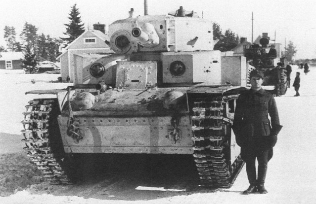 A Captured Soviet T-28.