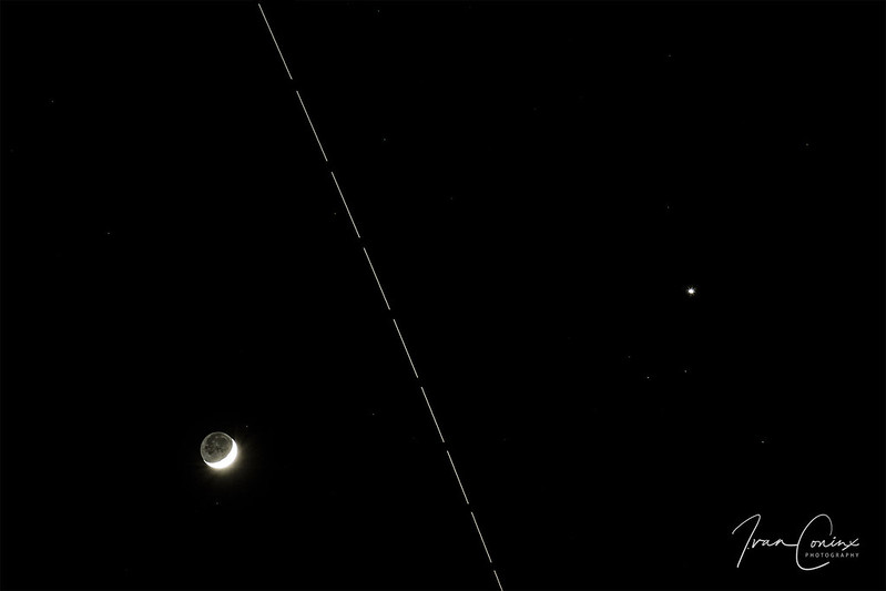 ISS, Venus & Moon – Mechelen – 2020 03 28 – 02 – Copyright © 2020 Ivan Coninx