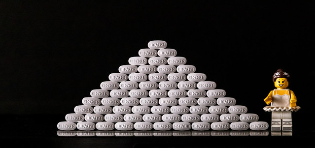 Lego Ballierina and A Pyramid of Hydrocodone