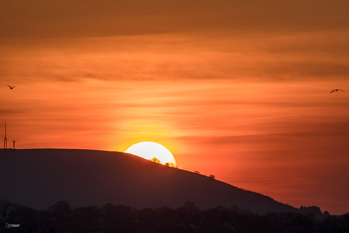 sun sunset mountain hill orange colourful dramatic ball fire sky nikon sigma silhouette