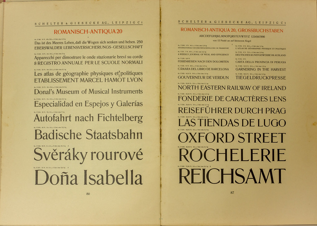 Schelter & Giesecke Schriftprobe 1932