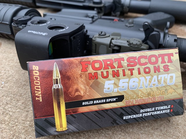 5.56x45mm, 62gr SBS, TUI, Fort Scott Munitions