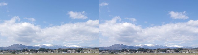Landscape of  Enda, 4K UHD, stereo parallel view