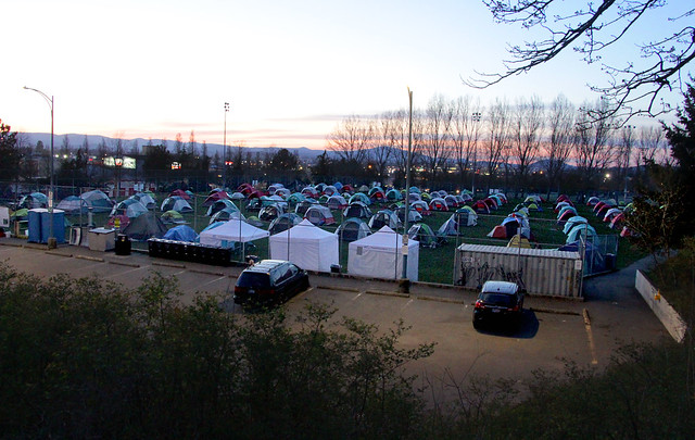 COVID-19 Homeless Person Soft-Internment Camp