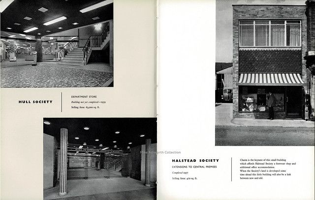 Co-operative Architecture 1945 - 1959 : Hull Co-operative Society (city centre) and Halstead Co-operative Society, Essex